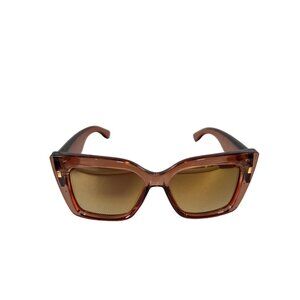 Kreedom Vintage Rose Pink Sunglasses Brown Gradient Lenses Modern Eyewear Chic